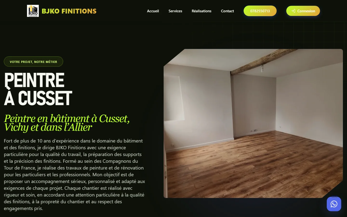 Site de BJKO Finitions