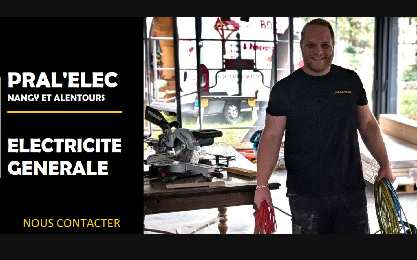 Pral'Elec : ancien site avant la refonte